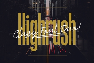 Highrush Font Duo Font Download