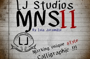 LJ Studios MNS 2 Font Download