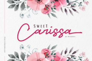 Sweet Carissa - Font Duo Font Download
