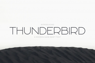Thunderbird | Modern Font Font Download