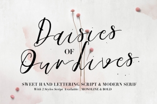 Daisies of Our Lives Font Download
