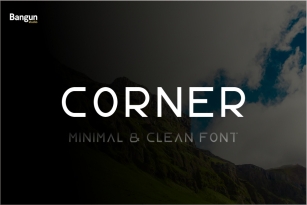 Corner font Font Download