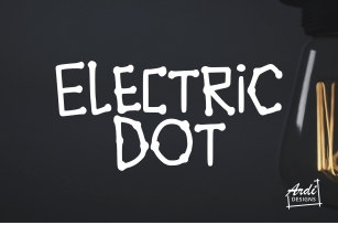 Electric Dot Font Font Download