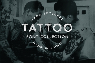 Tattoo Font Collection Font Download
