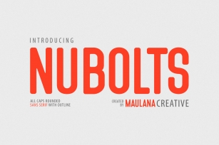 Nubolts Rounded Sans Family Font Font Download