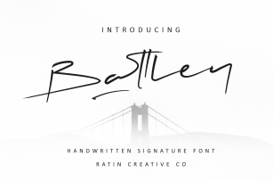 Battley Handwritten Signature Font Download