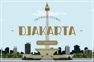 Djakarta Fonts Font Download