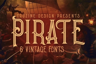Pirate- Vintage Style Font Font Download