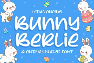 Bunny Berlie - a Cute Rounded Font Font Download
