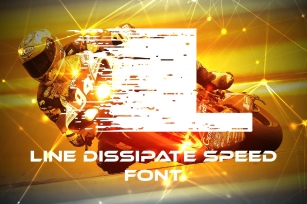 Line Dissipate Speed Font Font Download