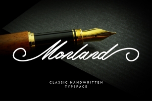 Monland Script | Classic Handwritten Font Download