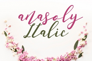 Anasoly Italic Font Font Download