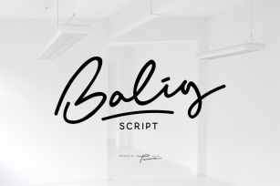 Balig Script Font Download