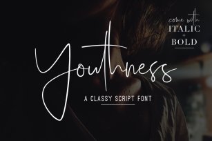 Youthness Family - Modern Script Font Download