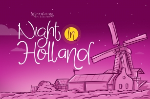 Night in Holland Font Download