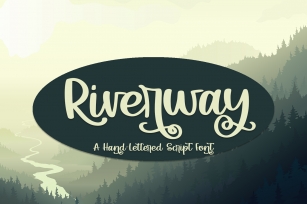 Riverway - A Bold Handlettered Script Font Font Download