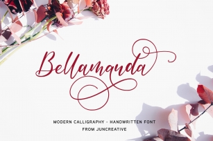 Bellamanda Script Font Font Download