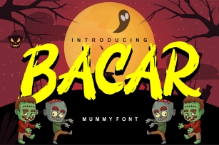 Bacar | Hallowen Theme Font Font Download