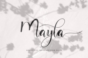 Mayla - Beautiful Handwriting Script Font Download