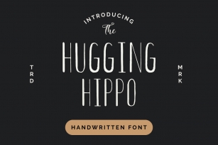 HUGGING HIPPO Font Download