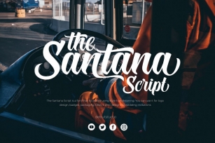 The Santana Script Font Download