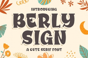 Berly Sign - a Cute Serif Font Font Download