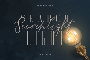Searchlight - font trio Font Download