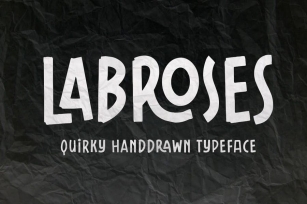 Labroses Handdrawn Typeface Font Download