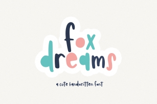 Fox Dreams - A Fun Handwritten Font Font Download