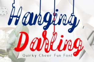 Hanging Darling Font Download