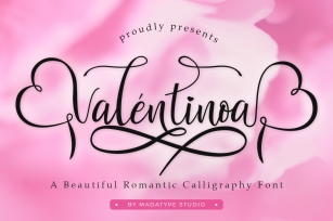 Valentinoa | A Romantic Calligraphy Font Font Download