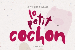 Chubby Font Le Petit Cochon Font Download