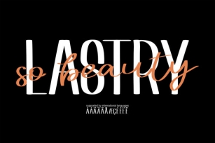 Lastry Font Download