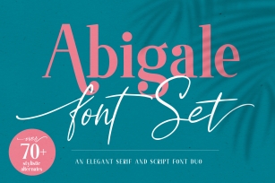 Abigale Font Duo Set Font Download