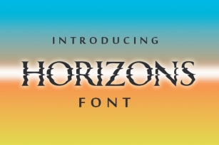 Horizons Font Download