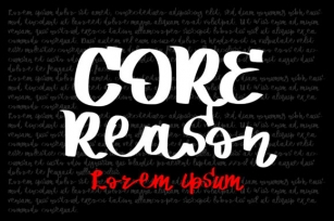 Core Reason Font Download