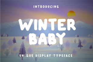 Winter Baby Display Font Font Download