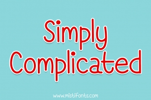 Simply Complicated Font Download
