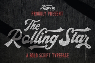 The Rollingstar - Stylish Bold Script Font Download