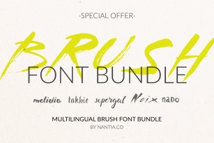 Brush Font Pack Font Download