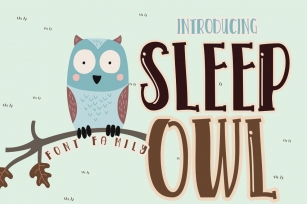 SLEEP OWL Font Download
