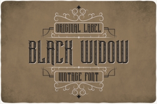 Black Widow Font Download