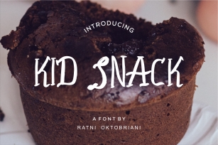 Kid Snack - A Playfull Font Font Download