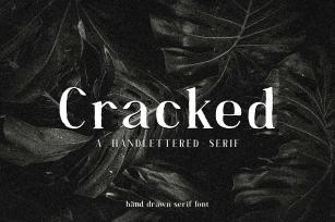 CrackedA Handlettered Serif Font Download