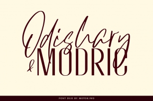 Odishary & Modric Font Duo Font Download