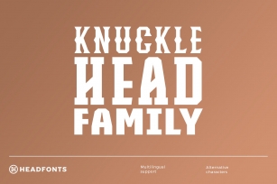 Knucklehead Family Font Download