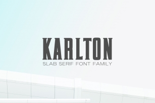 Karlton Slab Serif Font Family Font Download