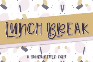 Lunch Break - A Handwritten Font Font Download