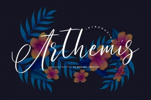 Arthemis Script - Logo Font Font Download