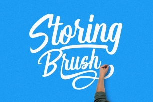 Storing Brush Font Download